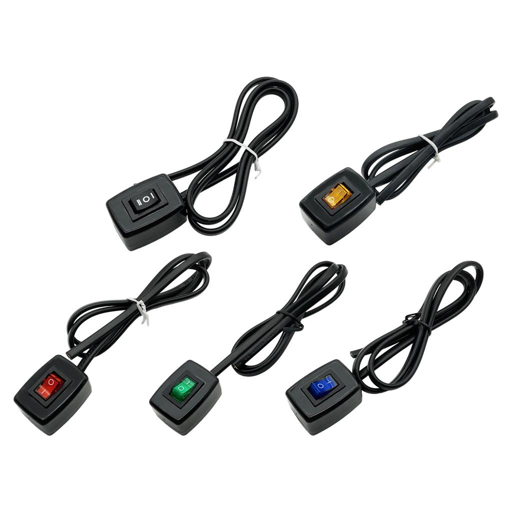 LED Backlit Motorcycle Toggle Switches Weather Resistant Plastic Quick Installation for Most Motorbikes And Scooters