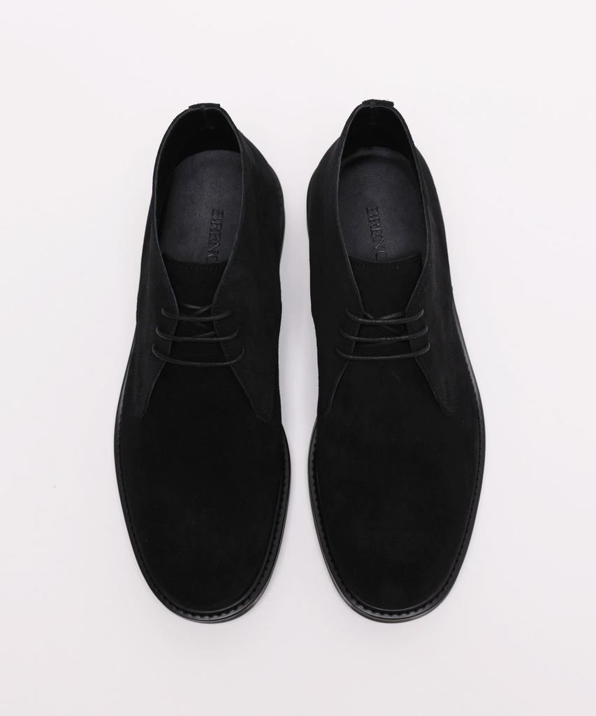 Brenowelt Mario Black Suede Chukka Boots [German Waterproof Suede]