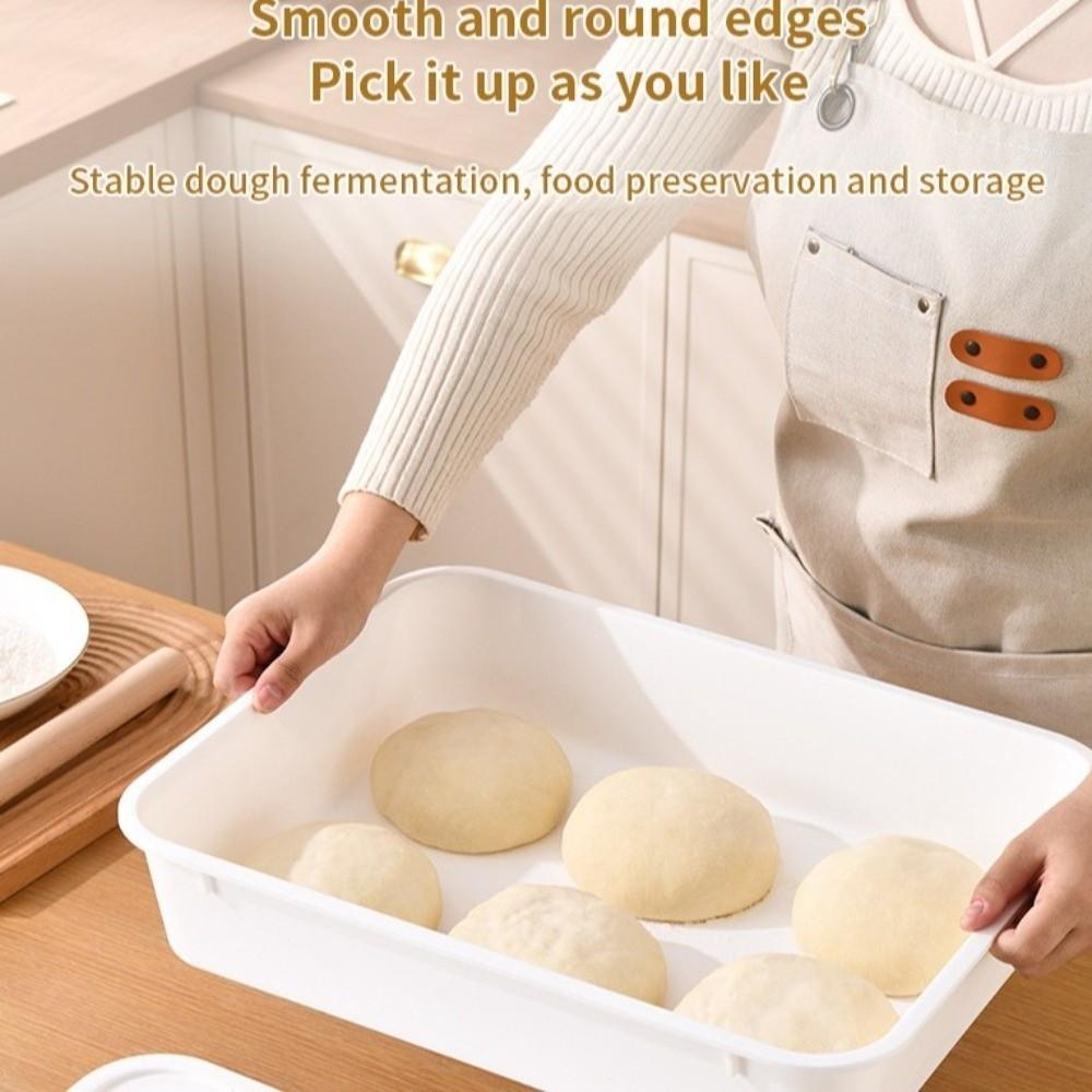 1/2 Pieces with Cover Proofing Container Air Tight Dough Containers Dough Proofing Box Bread Making
