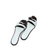 Rindslederversion~ Französische High-End-Metallschnalle Zehenbedeckung flacher Boden Ein-Wort-Slipper Damen Oberbekleidung 2025 Sommer coole Slipper