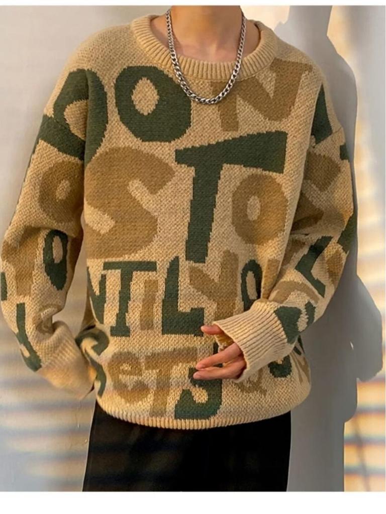 Retro Japanischer Stil Locker Gestrickter Pullover - Herbst/Winter Trendige Lässige Oberbekleidung