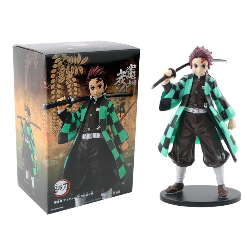 THE Action Figure Demon Slayer Kimetsu No Yaiba Figure Kamado Tanjirou  Agatsuma Zenitsu Nezuko Warrior PVC Model Toys