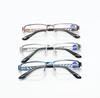 Photochromic Multifocal Anti-Blue Light Reading Glasses for Men & Women - Metal Frame, Business Use, High Definition