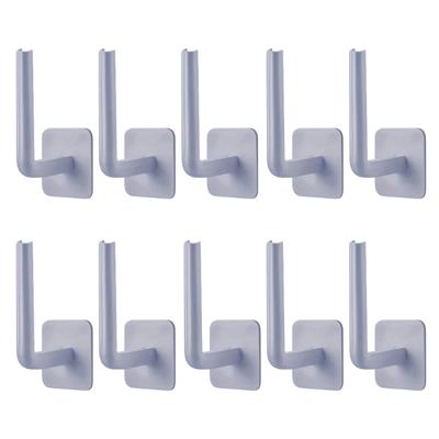Plastic L Shape Hat Hangers Wall Mounted Cloth Hanger Hat Hook Baseball Caps Holders for Coat Hat Towels Clothes