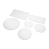 6Pcs Special Shape Mirror Wall Sticker Acrylic Decorative Background Wall Sticker for Home Office