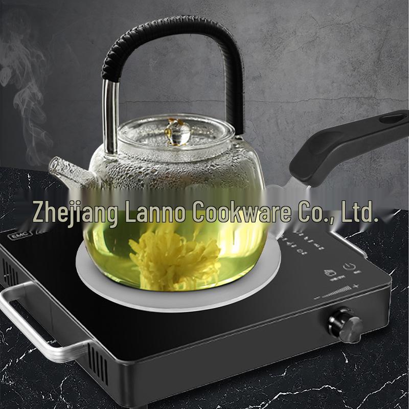Stainless Steel Heat Conduction Plate for Moka Pot - Compatible with Induction Cookers and Ceramic Glassware