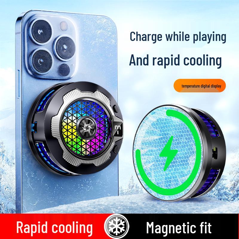 2023 Wireless Magnetic Phone Cooler with Semiconductor Refrigeration