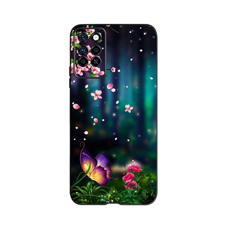Süße Hülle Für Infinix Note 10 Pro NFC X695C X695 Handyhülle Schwarzes Silikon Weiche Hülle Für Infinix Note 10 Funda Note10 Pro 6.95"