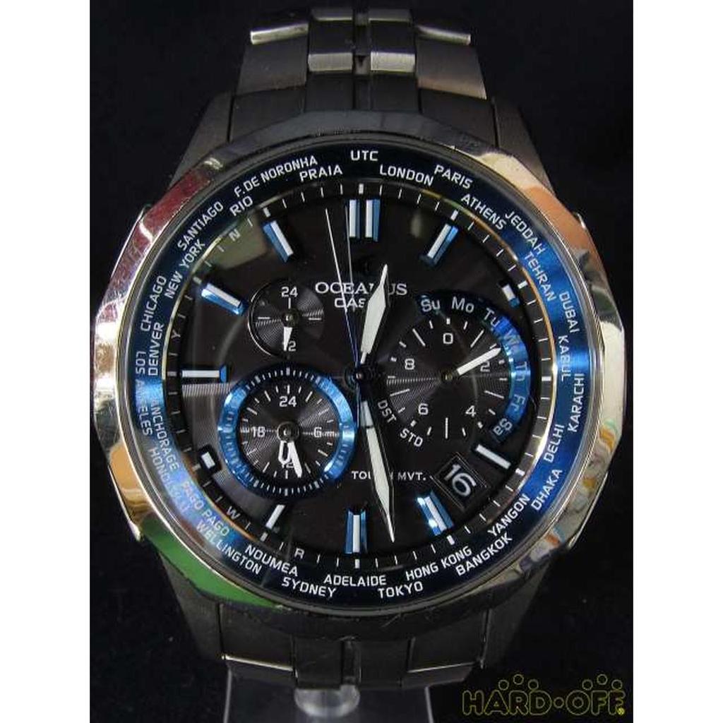 Used CASIO OCW-S1400 Solar Radio-controlled Watch