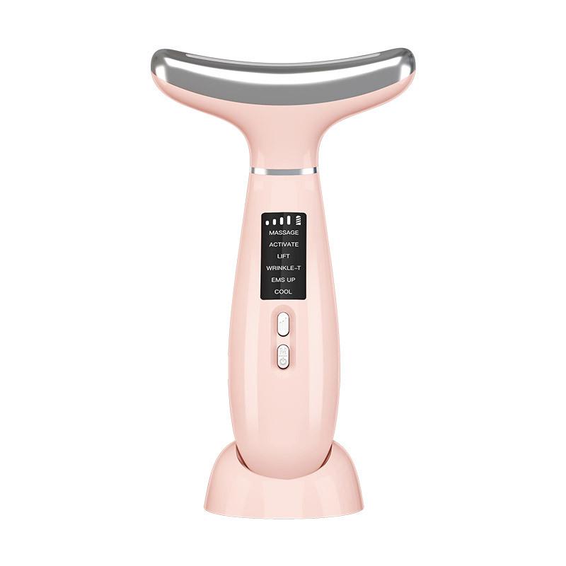 Cross-Border 7-Color Neck Wrinkle Massager & Vibration Beauty Device