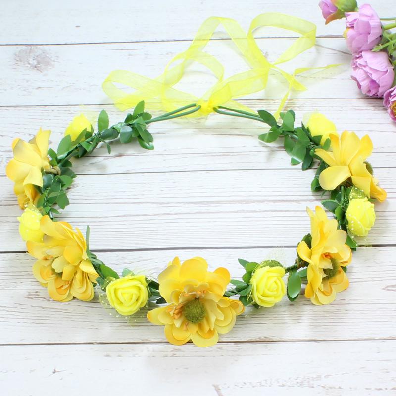Boho Blumen-Haarband für Bräute & Kinder - Reise- & Auftritts-Accessoire