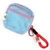 Small Capacity Square Mesh Storage Pouch Portable Clear Mesh Bag Creative Change Storage Bag  Men