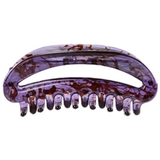 10cm Long Hair Claw Crabs for Hair Girls and Women Hair Clips Hair Accessories Brown Color Middle Aged Women Hairstyle