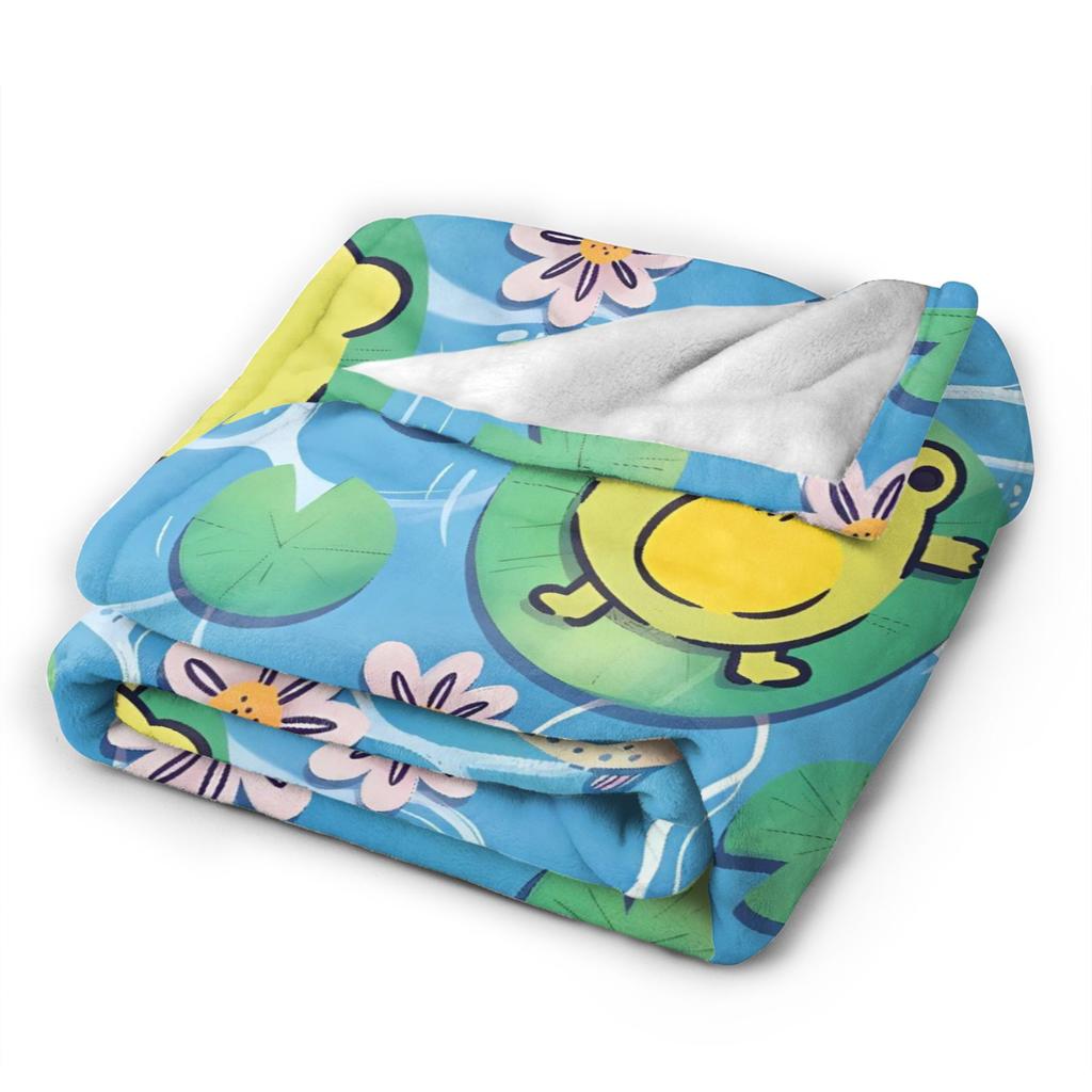 Little frogs butts to brighten up your day Blankets Quality Warm Soft Bedding Throws Spring Travel Couch Chair Funny Bedspread
