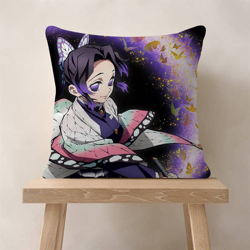 Cute KKocho ANIME Shinobu  Pillow Gift Home Office Decoration Pillow Bedroom Sofa Car Cushion CoverPillow Case