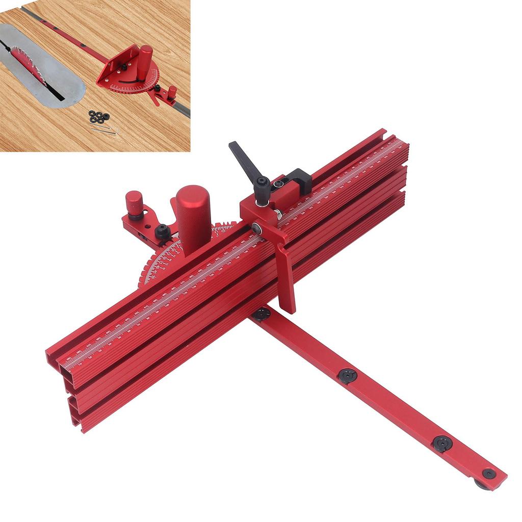 Fence Accurate Engraving Machine Accessories Aluminum alloy Table Saw Miter Gauge Systemwith Limit Stop Tools
