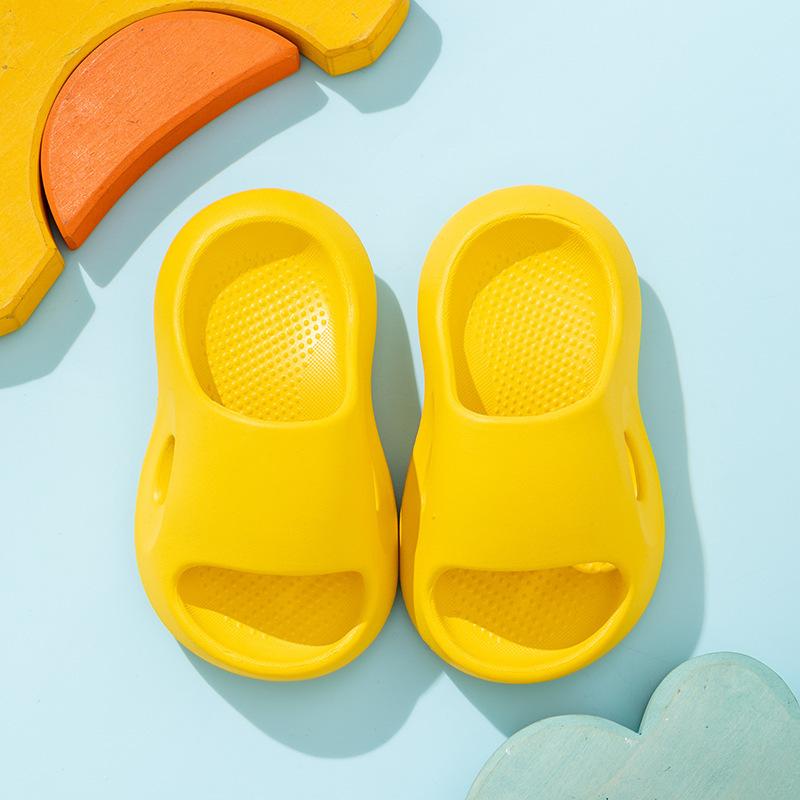 

Anti-slip Shoes for Girls, Soft-bottomed Home Slippers, Single-strap Sandals 25-26 жёлтый