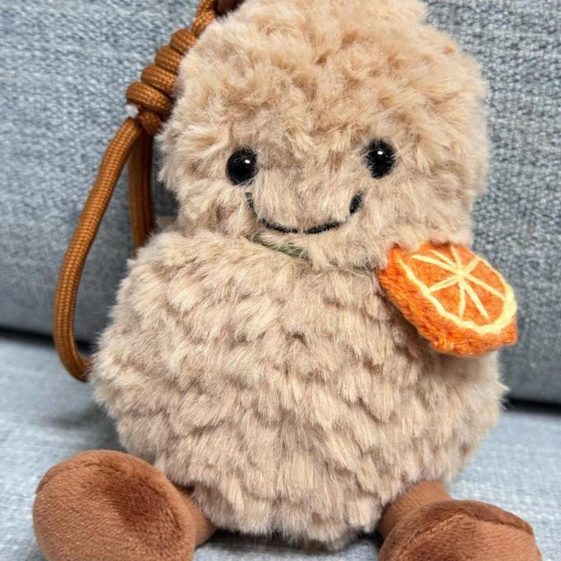 British j peanut doll fun peanut doll throw pillow plush toy bag plush pendant peanut