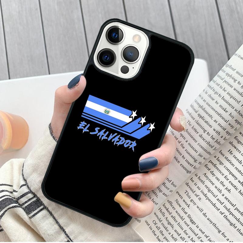 El Salvador National Flag Phone Case For iPhone 17 Air 16 15 14 11 12 13 Pro MAX Plus Cover Shell Coque