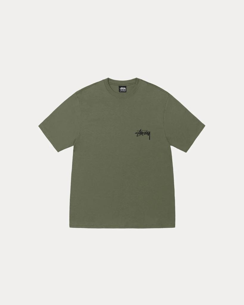 Stussy Stock Dog T-Shirt Olive
