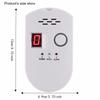Digital Display Gas Detection System Temperature Humidity Sensors Plugs & Play Gas Alarm  Kitchen