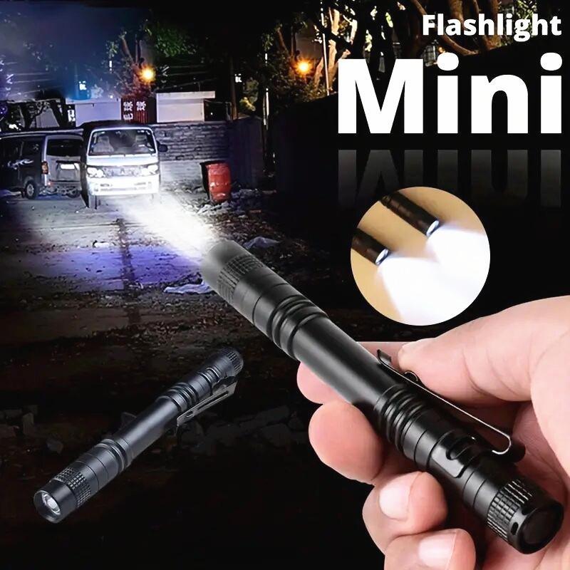 LED Mini Flashlight Waterproof Miniature Pocket Flashlight for Camping, Outdoor Work, Emergency, Home Emergency, Maintenance