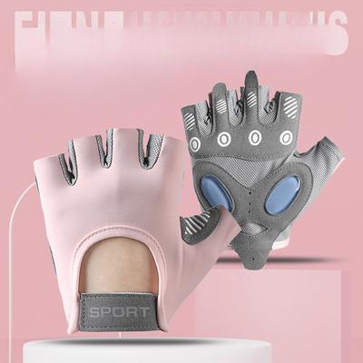 New Fitness Exercise Half Finger Women's Non Slip Sun Protection Yoga Bicycle Cycling Equipment Training Outdoor Mountaineering Gloves
