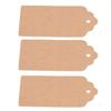 100 Pcs Clothing Tags Double Sided Kraft Paper DIY Craft Gift Tag with 30m Jute Twine for Wedding Christmas