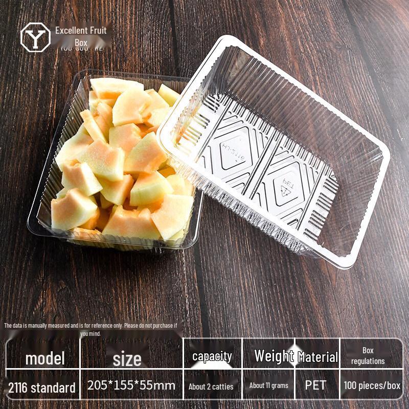 Disposable Rectangular Fruit Packaging Box