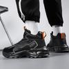 High top men's shoes new trendy shoes thick soled height increasing shoes  breathable sports and leisure  black shoes white shoe