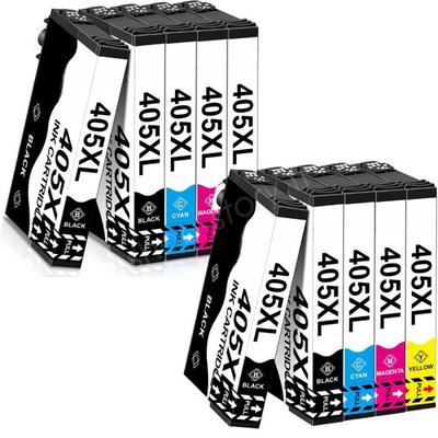 Pack of 10 Cartridges - EPSON - 405 XL - Multi-color - Compatible - High Print Quality