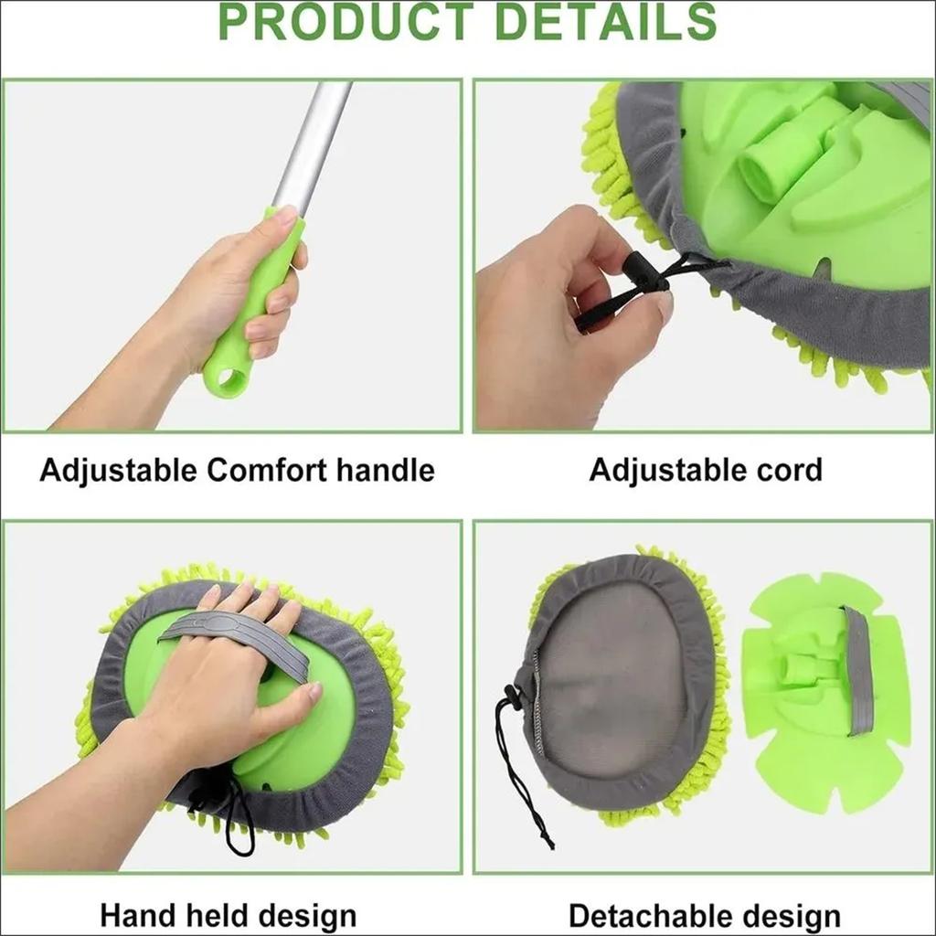 Retractable Chenille Car Wash Mop