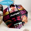 Custom Name Umbrella Fantasy Night Trio K-Pop Umbrella 8-Frame for Travel, Camping, Casual Lightweight Portable, Essential for Family Gifts