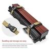 Dual Insurance Buckle Luggage Straps - Suitcase Packing Belts for Outdoor Cargo Securing