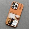 Brown Ice Latte American Coffee Phone Case for Iphone 12 11 14 13 15 16 Pro Max Mini X XR XS 7 8 Plus SE2 Shockproof Print Cover