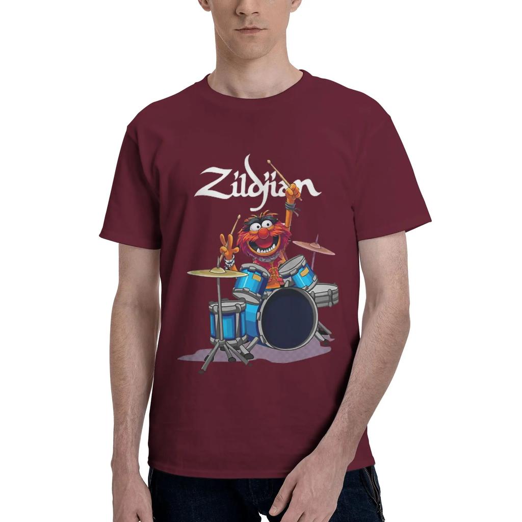 Animal Drummer The Muppets Show 100 Cotton TShirt Mens Fashion T Shirts Men Round Neck Short Sleeve S6XL