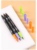 Giorgione Double-Ended Water-Based Fineliner Brush Pens: 24 & 80 Washable Colors