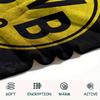 Borussia Dortmund Logo Print Flannel Blanket, High Quality Comfortable for All Seasons, Home Decor, Warmth and Comfort, Perfect for Christmas Gifts