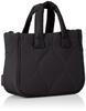 Anello FLUFFY ATT0721 Women's Quilted Mini Shoulder Bag, Small, Black