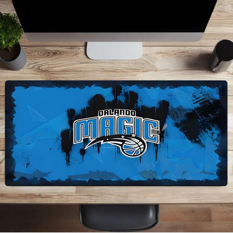 Коврик для мыши Orlando Magic, Резиновая основа, Коврик для мыши для геймеров и офисного использования, Игровой стол, Легко чистящийся коврик, Офисный вентилятор, Подарки
