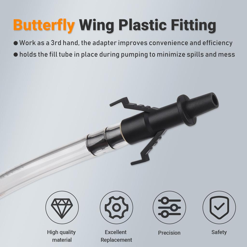 Gear Lube Differential And Transmission Fluid Pump Manual With 3rd Hand Adapter Fits Standard Quart Bottles For Automotive Cars