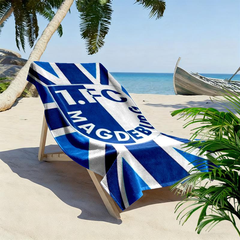 1. FCM Print Beach Towel, Large Soft Quick Dry Towel for Beach Camping Swimming