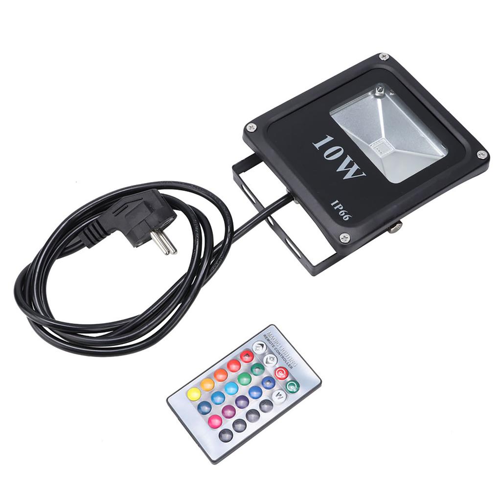10W RGB LED Flood Lamp Waterproof   for Outdoor Garden Yard Lawn
