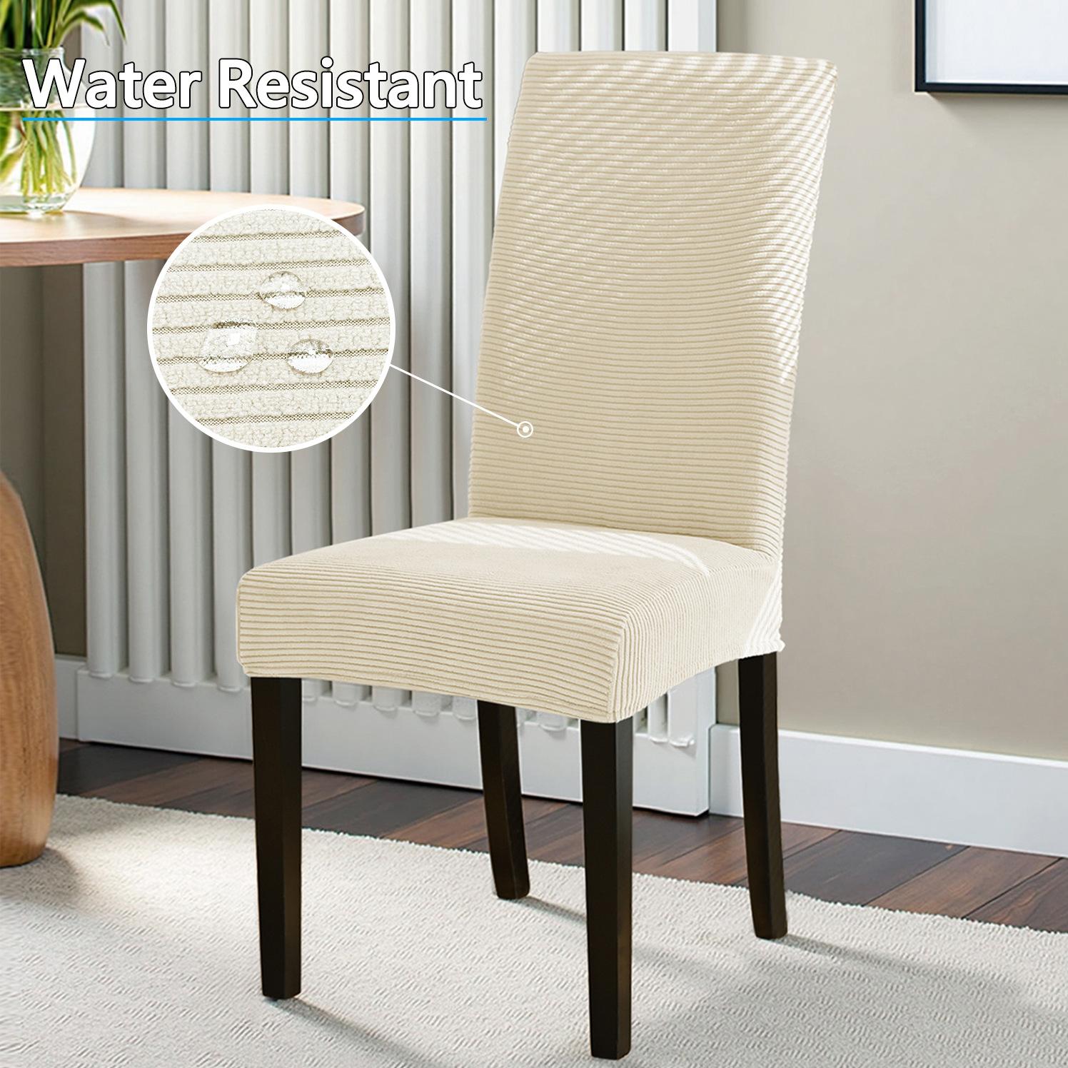 

Home Decoration Jacquard Chair Cover Elastic Fabric Cover for Dining Chairs Stretch for Kitchen Living Room Decor Slipcovers
