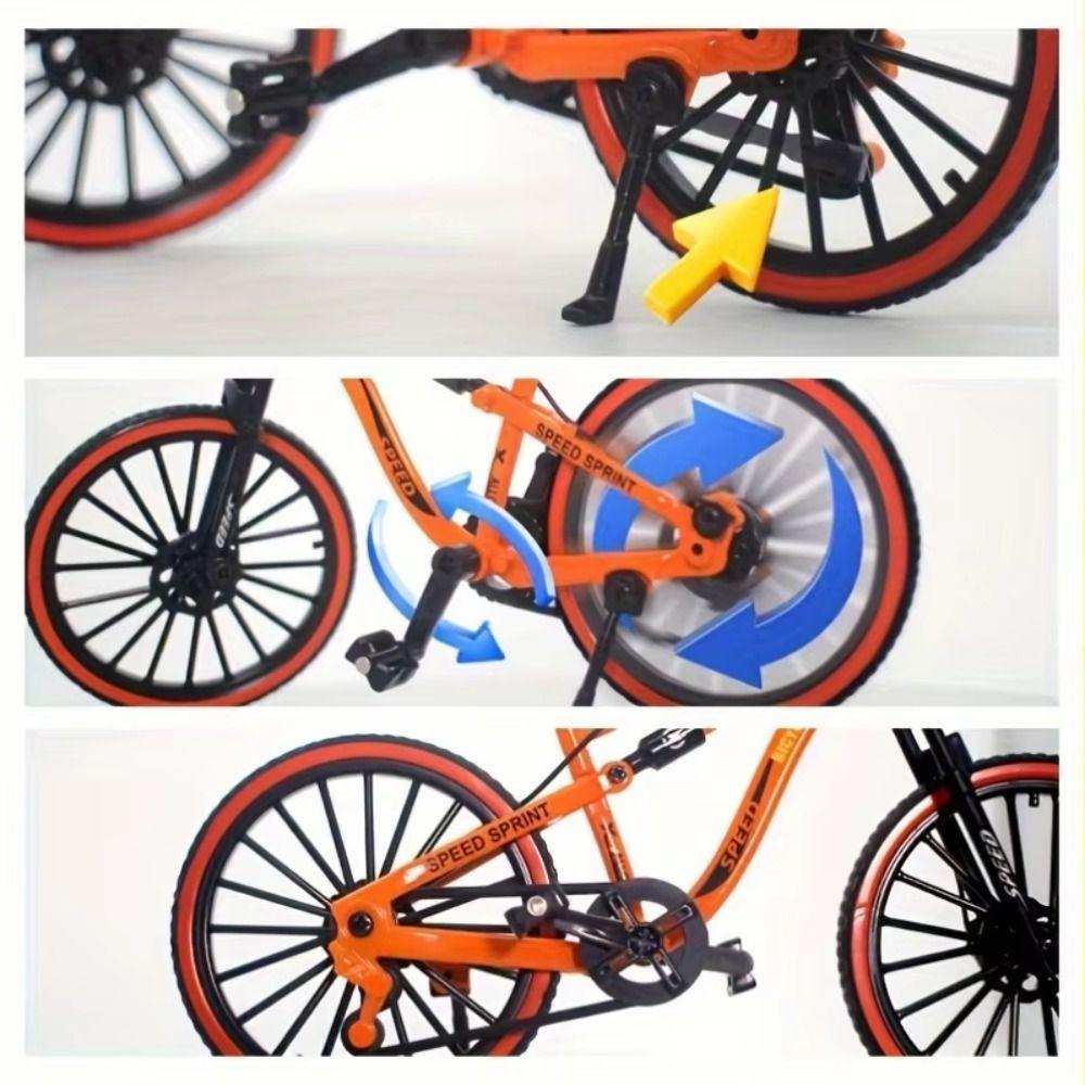 Racing Metal Mini Bicycle 1:8 Scale Zinc Zinc Alloy Bicycle Toy Kids Toy Bicycle Model Collection