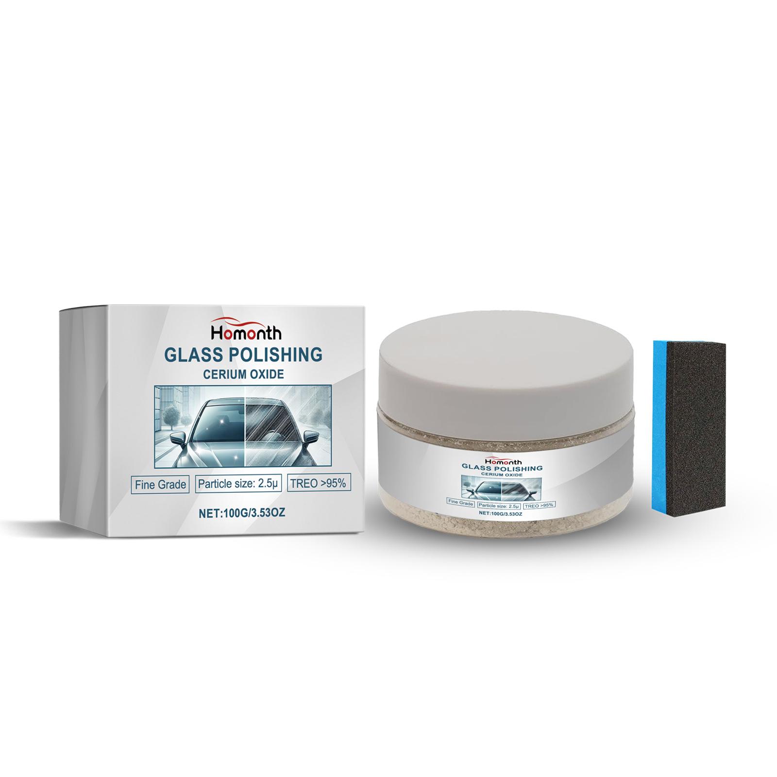

Homont 100 г средство для удаления царапин со стекла, профессиональный состав для полировки лобового стекла, автомобильные аксессуары для стекол 100g