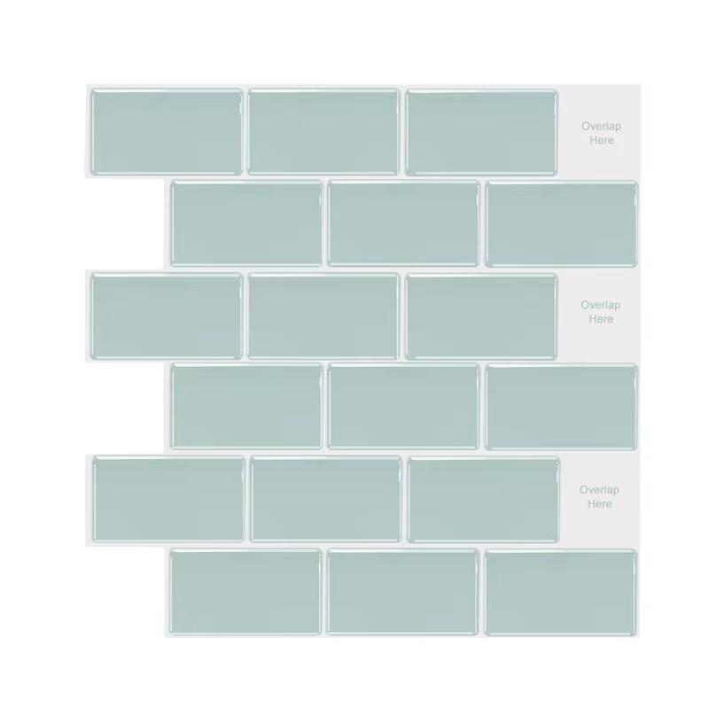 

Водонепроницаемые самоклеящиеся обои кубические наклейки на плитку 12x12 дюймов украшение для дома кухня ванная комната украшение 1 шт