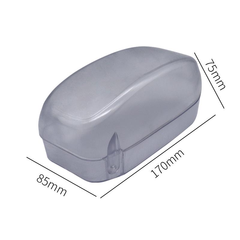 Clear Silicone Eyeglass and Swimming Goggle Case