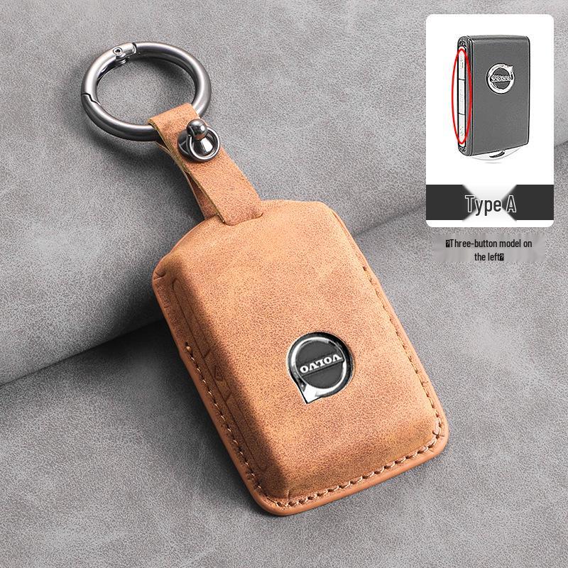Volvo Key Case for XC60, S90, S60, XC90, V40, V90, S60L, XC40 - New Car Key Bag