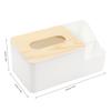 Pratical Home Office Desktop Paper Remote Control Storage Holder Extraction Tissue Box Case with